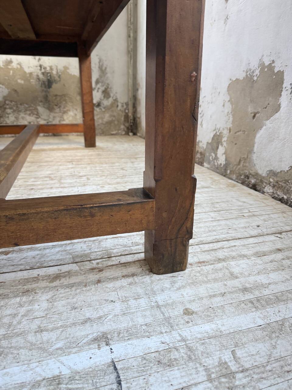 Rustic farmhouse table, solid oak, 2m