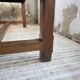 Rustic farmhouse table, solid oak, 2m