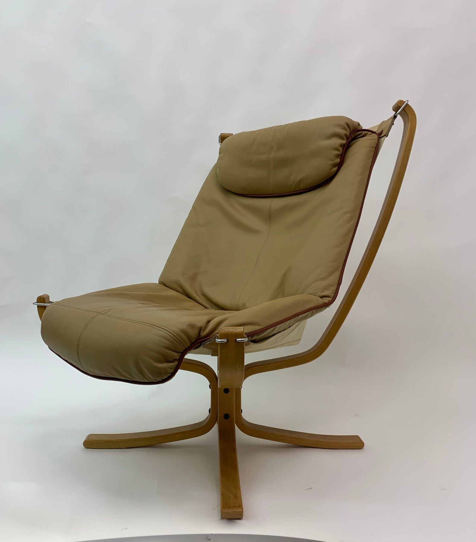 Falcon leather armchair by Sigurd Ressel for Vatne Møbler 1970s
