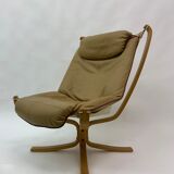 Falcon leather armchair by Sigurd Ressel for Vatne Møbler 1970s