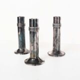 Rare set of silver plated Art deco candle holders by Christian Dior, France 1950's