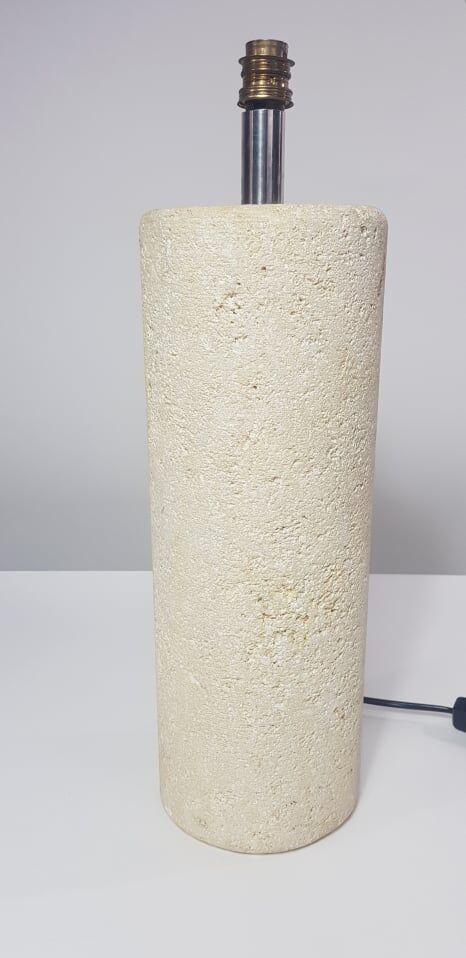 Travertine lamp 70s