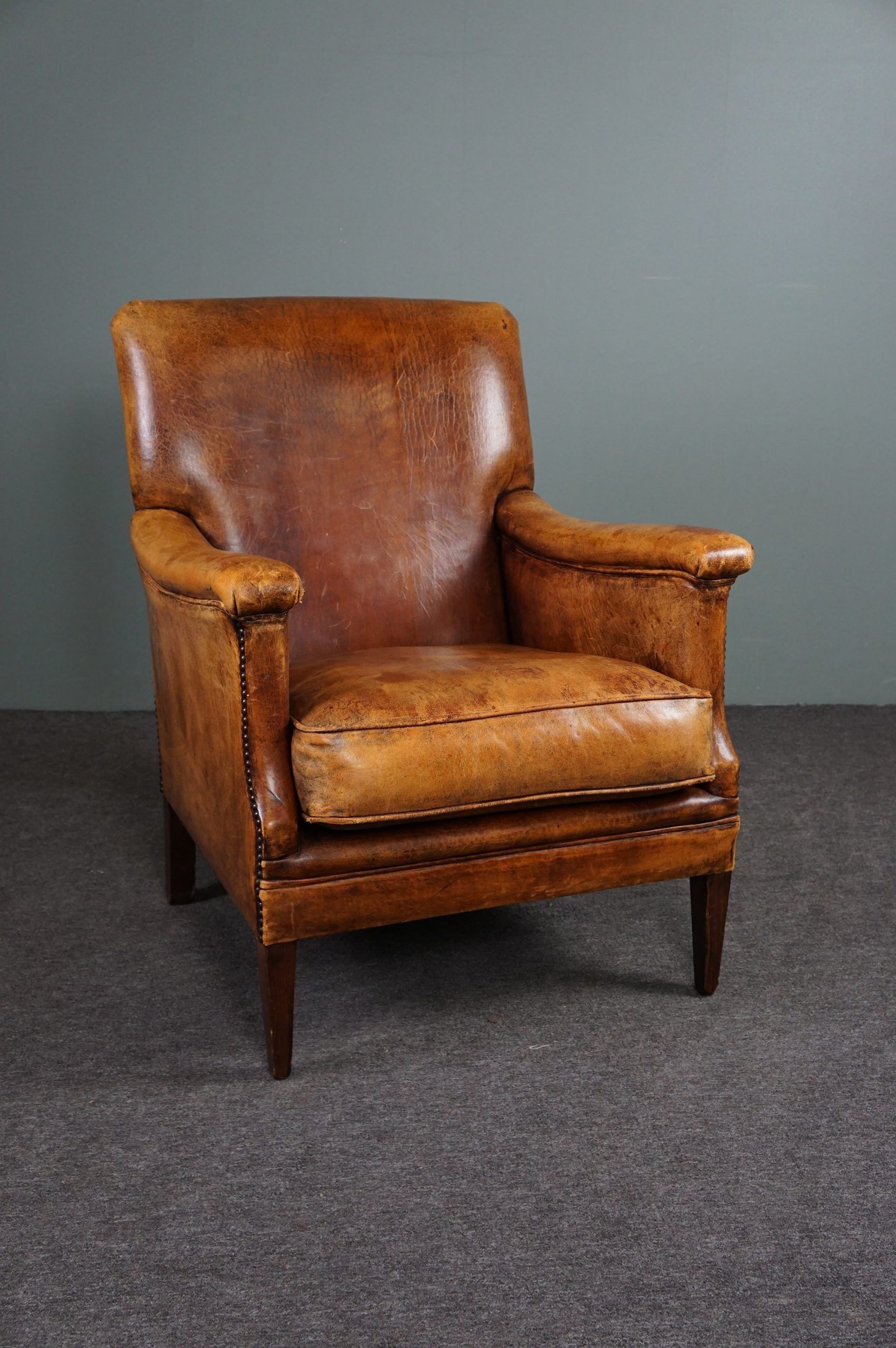 Sheepskin armchair