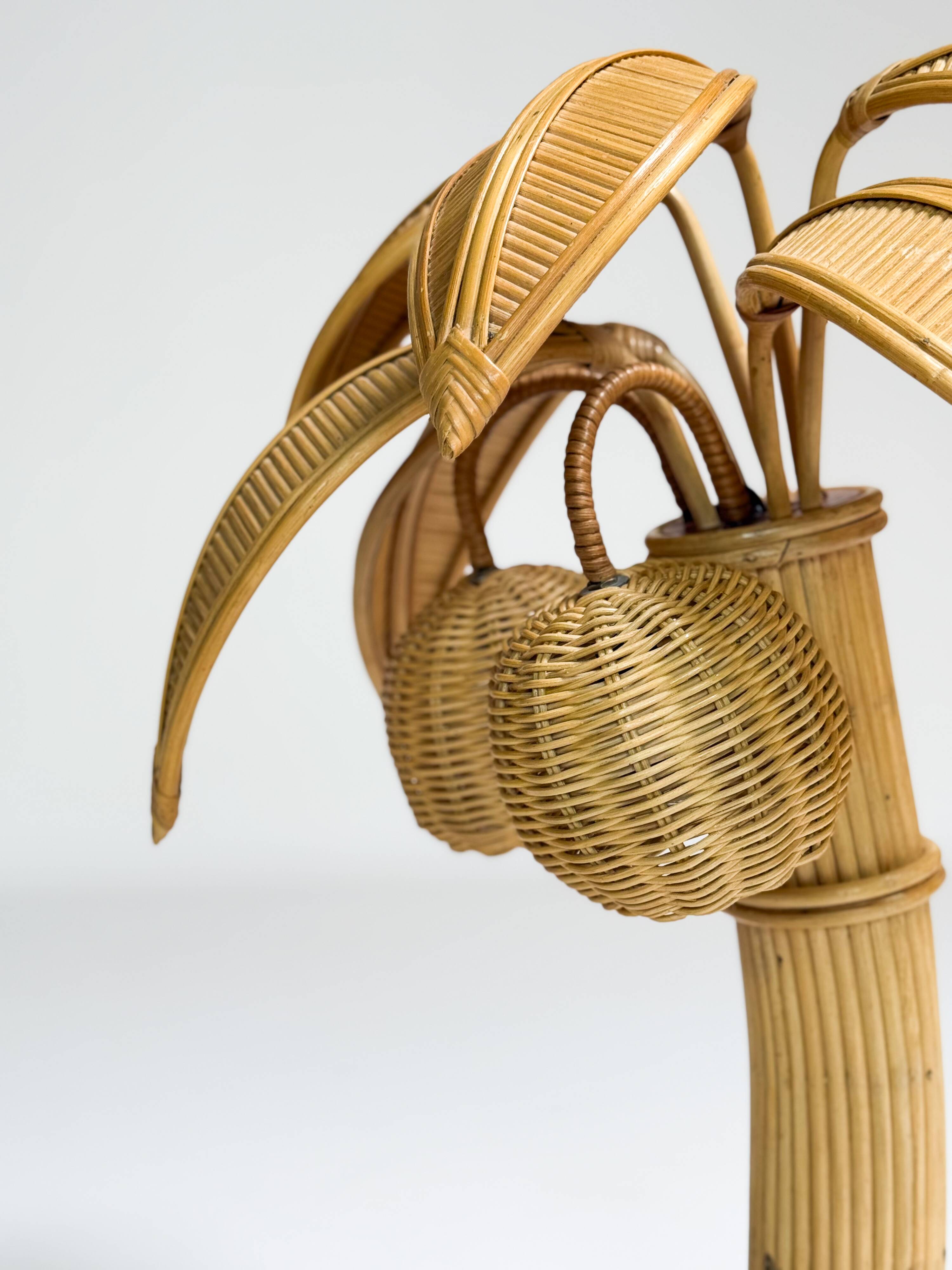 Vintage palm tree lamp