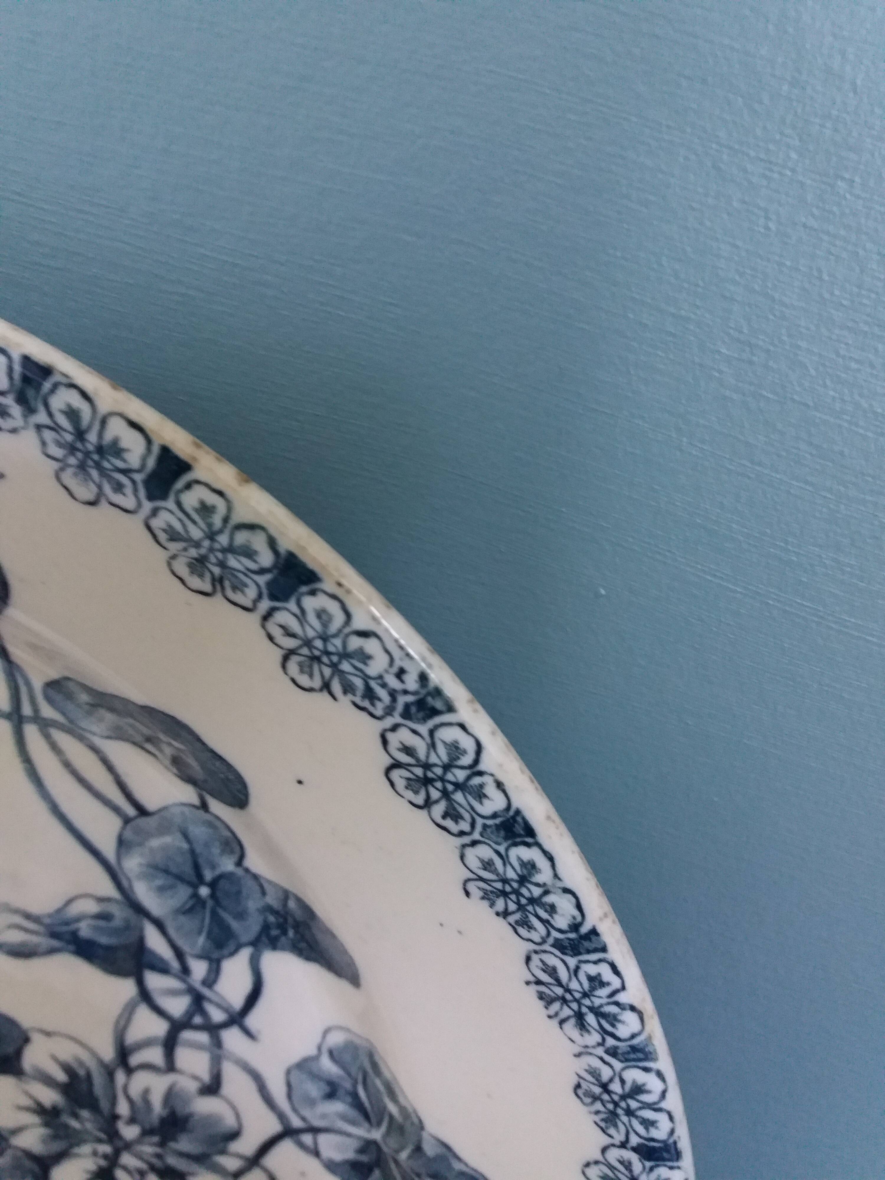 Gien Capucines Terre de fer flat plate