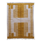 Contemporary Yellow Rug - 346 x 245 cm