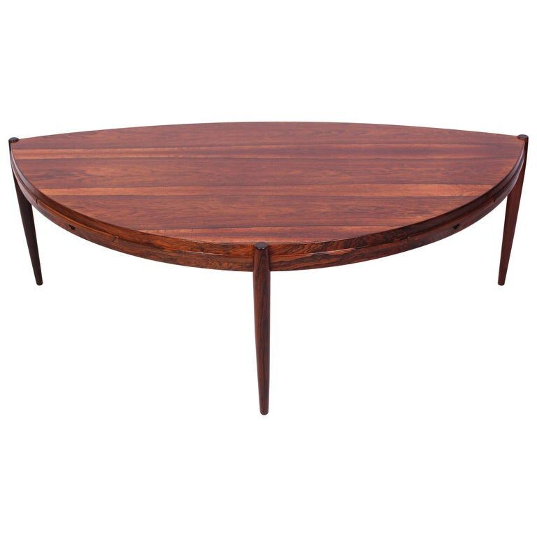 Johannes Andersen rosewood table by Trensum