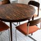 Scandinavian extendable table in rosewood from the 1960s, butterfly extension.
