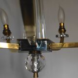 Art Deco chandelier attributed to Jacques Adnet, 1950s/60s.