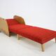 1960s Armchair convertible to Daybed, Czechoslovakia