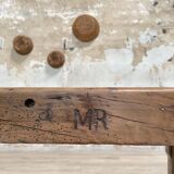 Solid wood carpenter's workbench