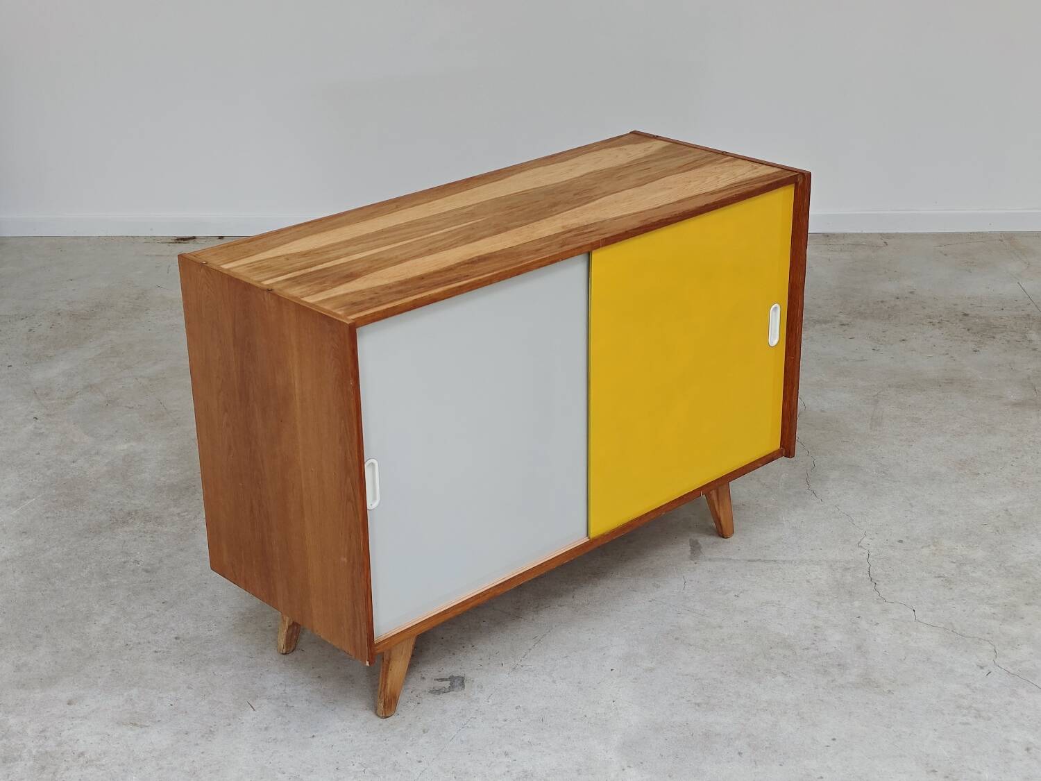 Yellow U 452 Commode Sideboard by Jiri Jiroutek for Interier Praha 1960