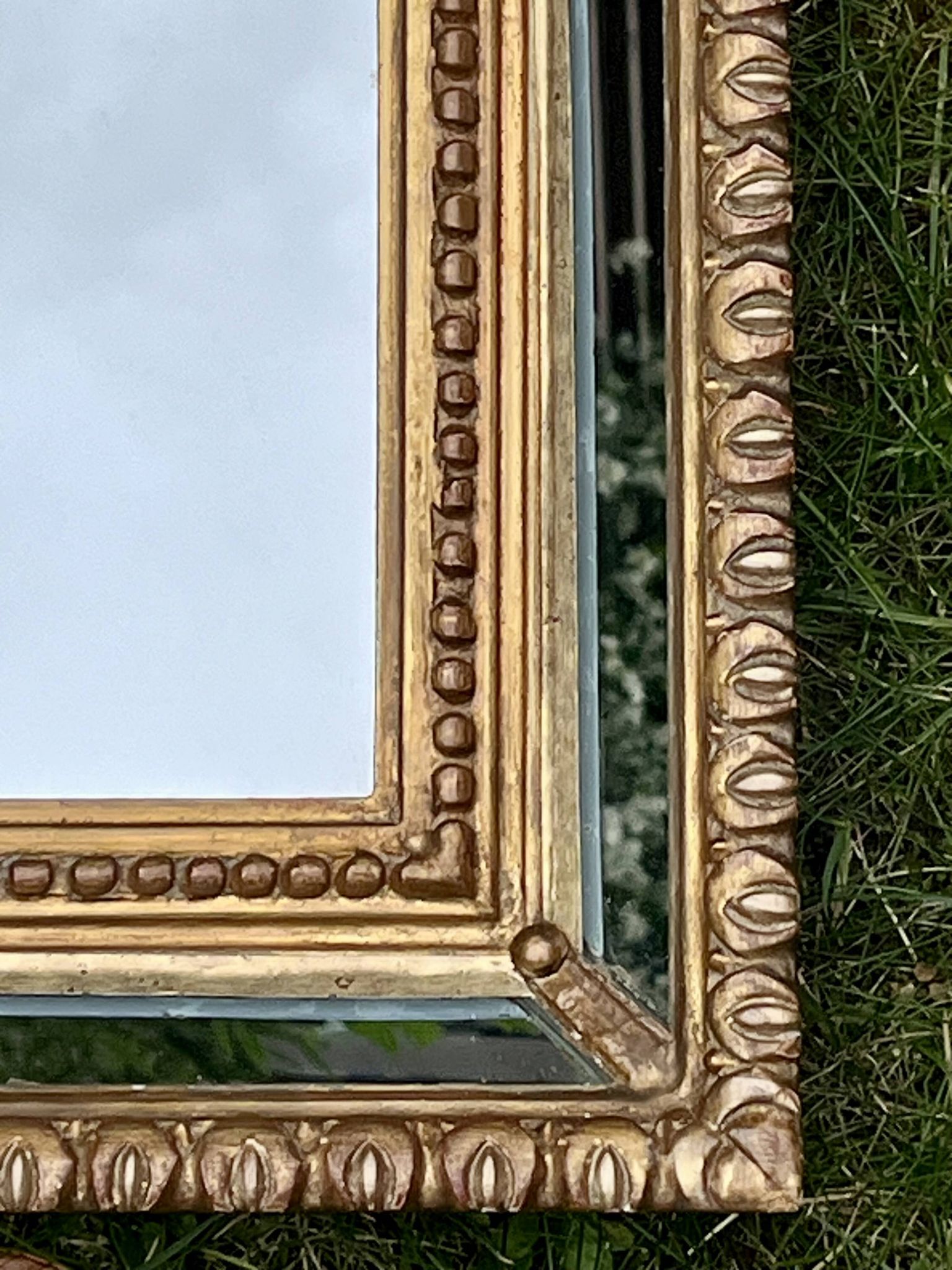 Glazing mirror - Gilded wood - Louis XVI style - Very good condition