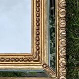 Miroir à parecloses - Bois doré - Style Louis XVI- Très bon état