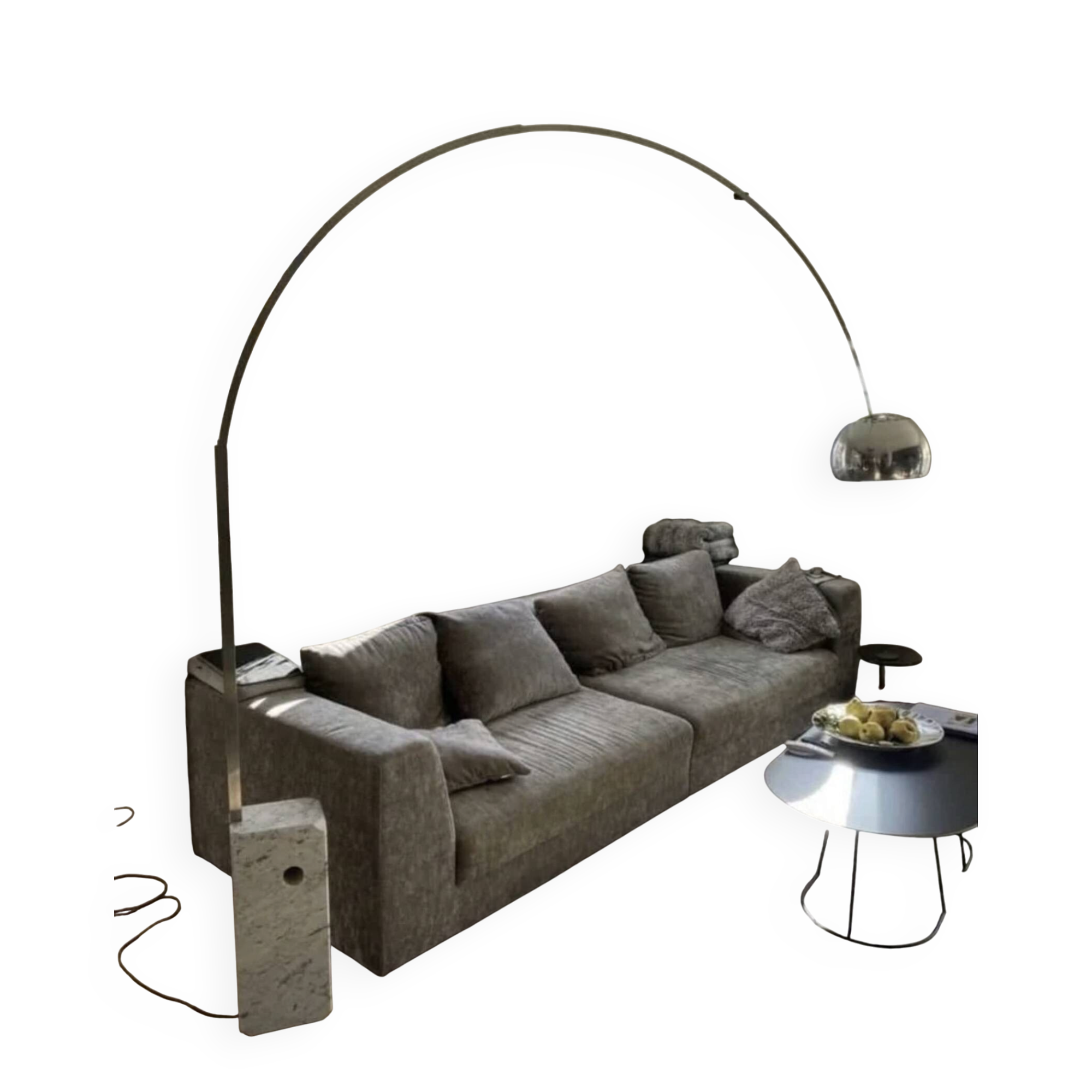 Magnifique lamdaire Arco - designer Achille and Per Giacomo Castiglio