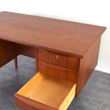 Mid-Century Danish Teak Executive Desk, 1960s.