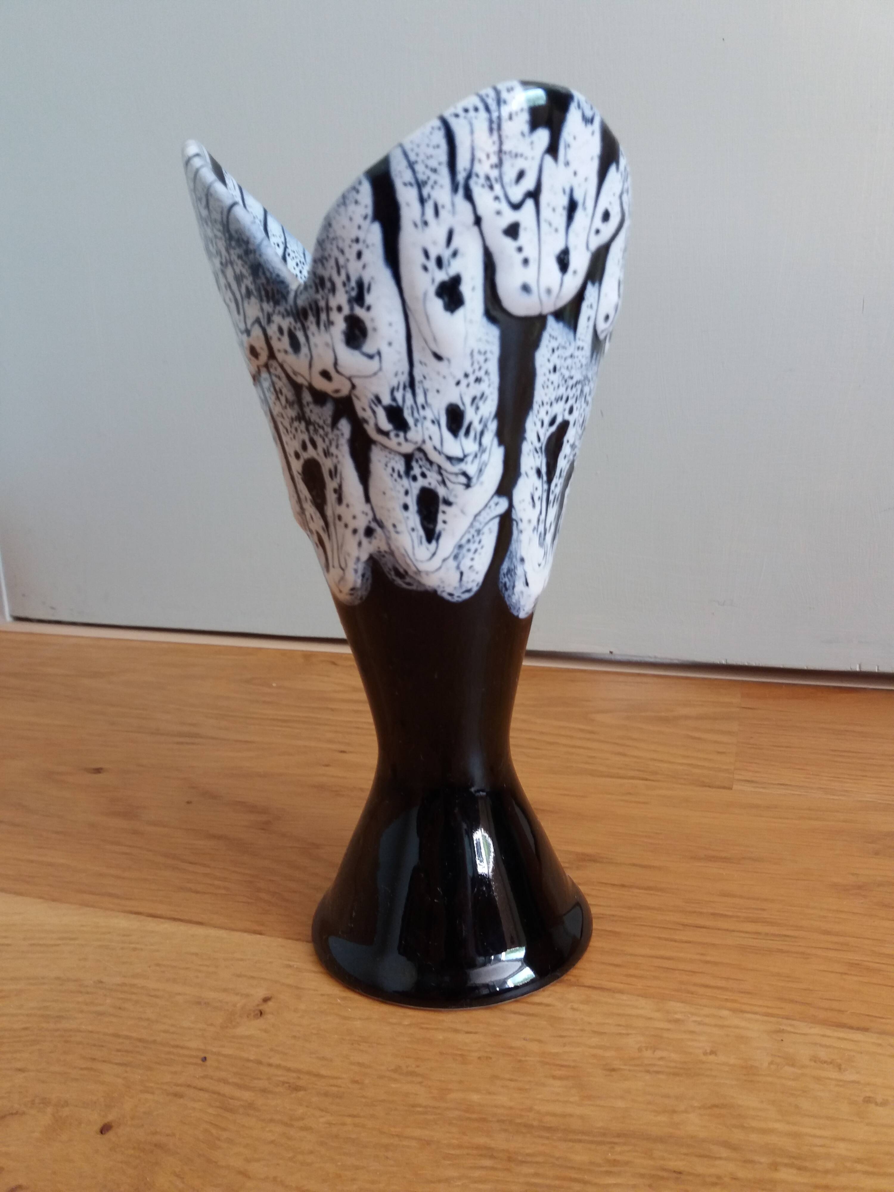Vase céramique grès flammé