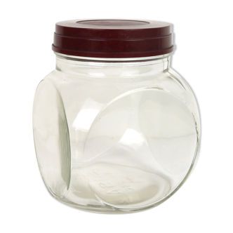 Large SISA grocery jar with Bakelite cap