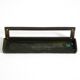 A set of solid 1970s Brutalist pull handles with letter slot and doorbell