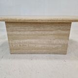 Travertin coffee table