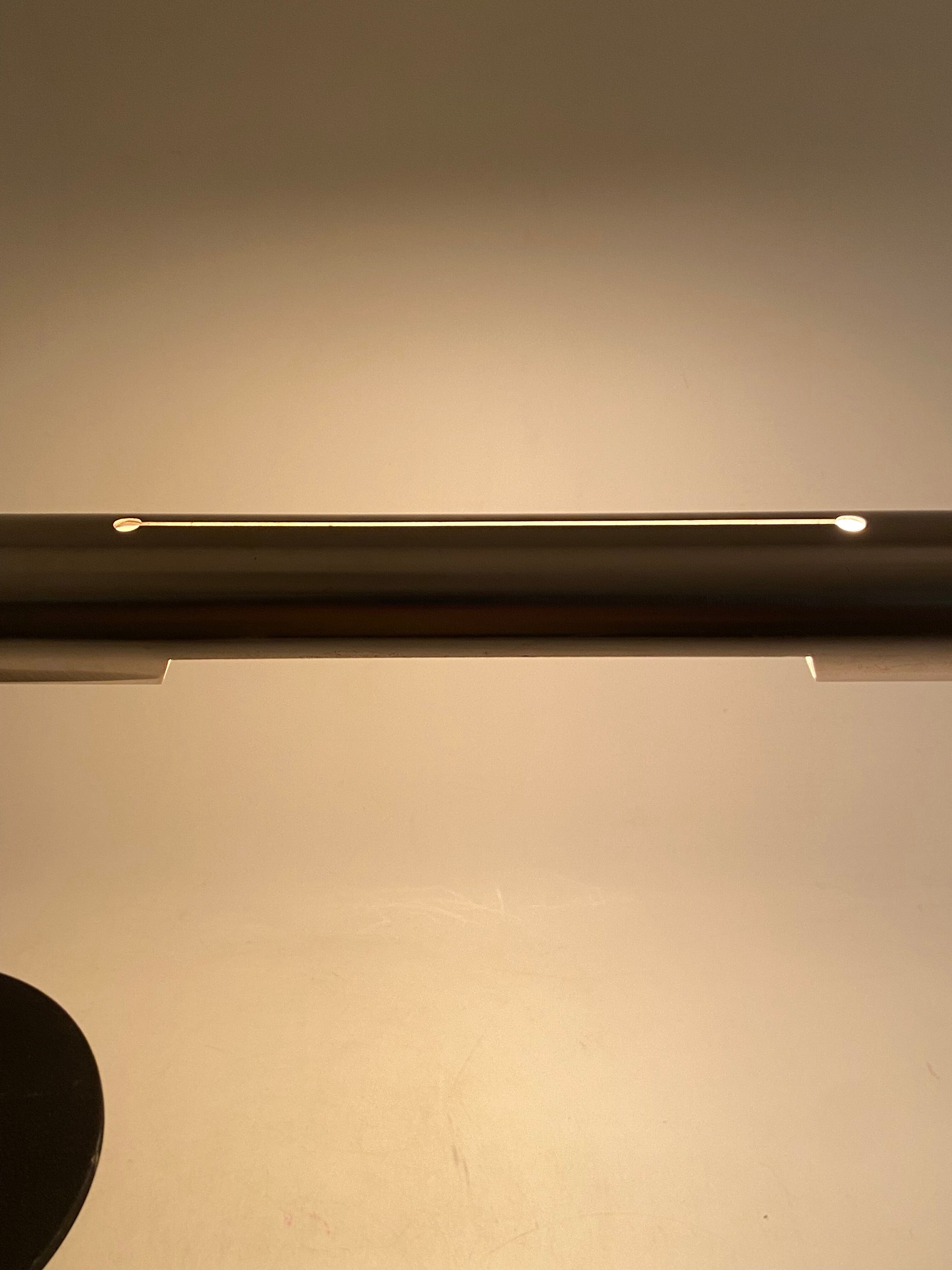 Nanda Vigo, space age desk lamp, Arredoluce, Milano Italy, 1970s