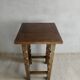 Wooden stool with carved legs, Folk Art