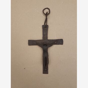 Brutalist crucifix by Jean Touret