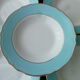 Set of 5 hollow faience plates FB 12 Badonviller