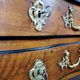 Chest of drawers crossbow louis XV in walnut XVIII th around 1750