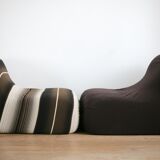 Pair of armchairs model canapouf by Pierre Cardin, Racine edition, France circa 1975