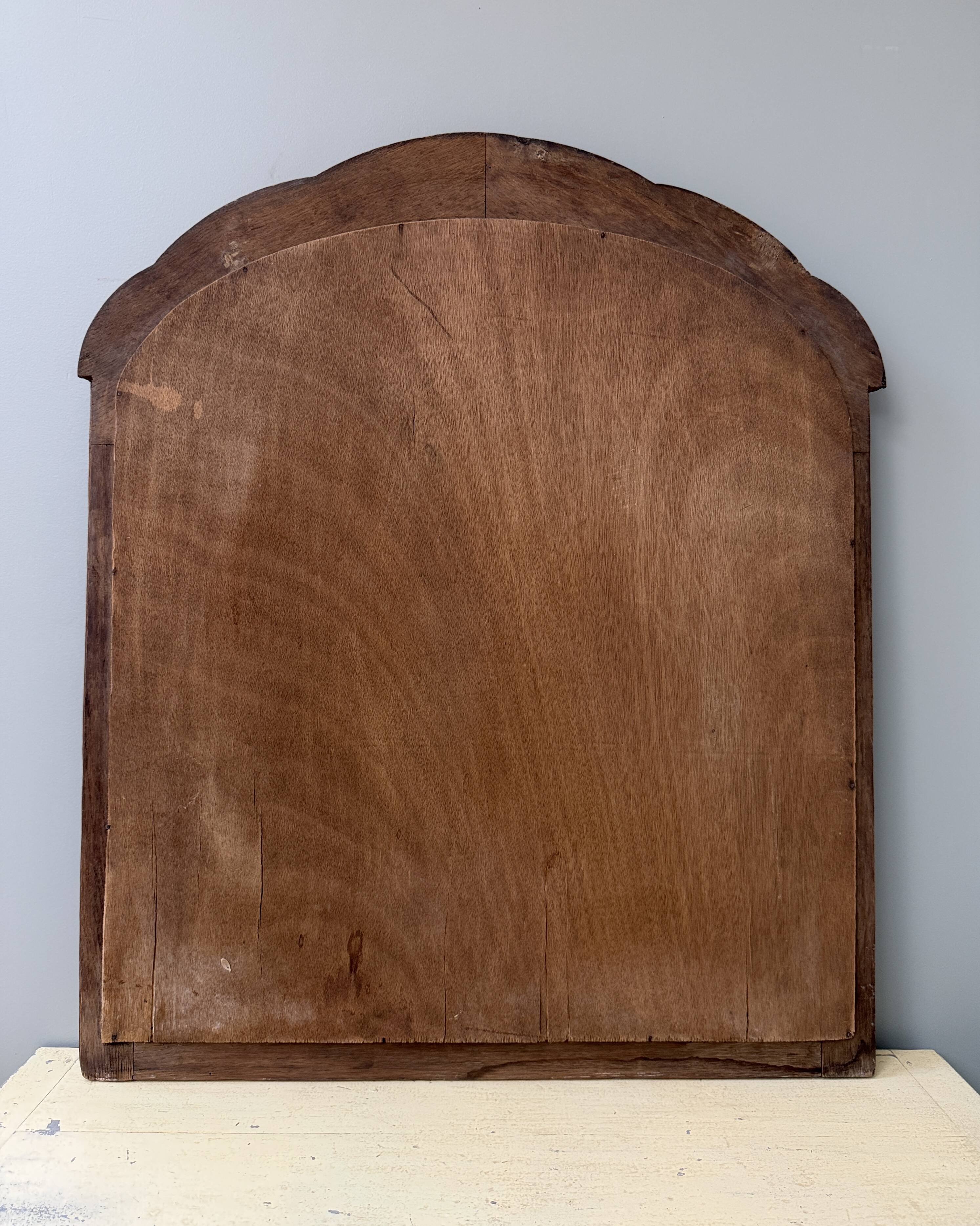 Art Deco oak mirror (renovated)