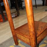 Console en bois et rotin "maugrion"