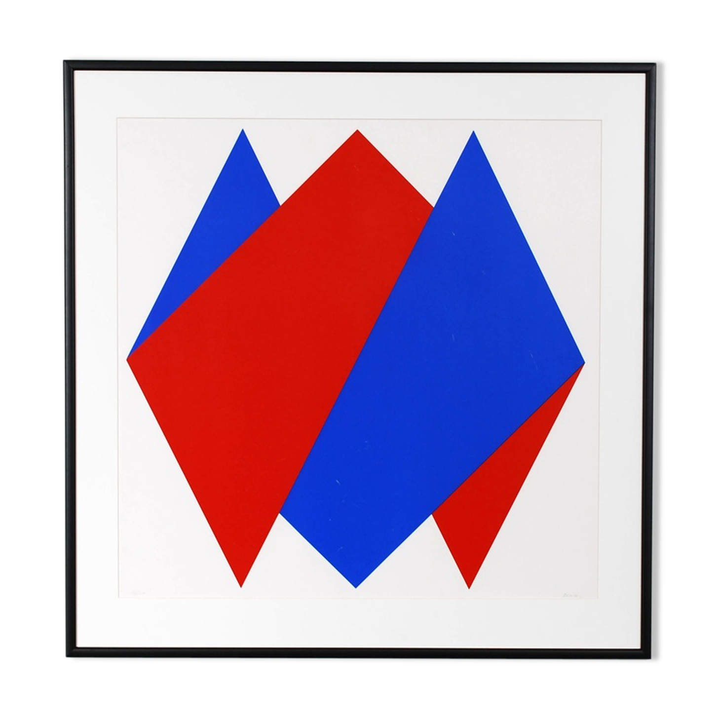 Print Red Blue by Bob Bonies