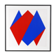 Print Red Blue by Bob Bonies