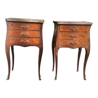 Lot de 2 chevets style Louis XV