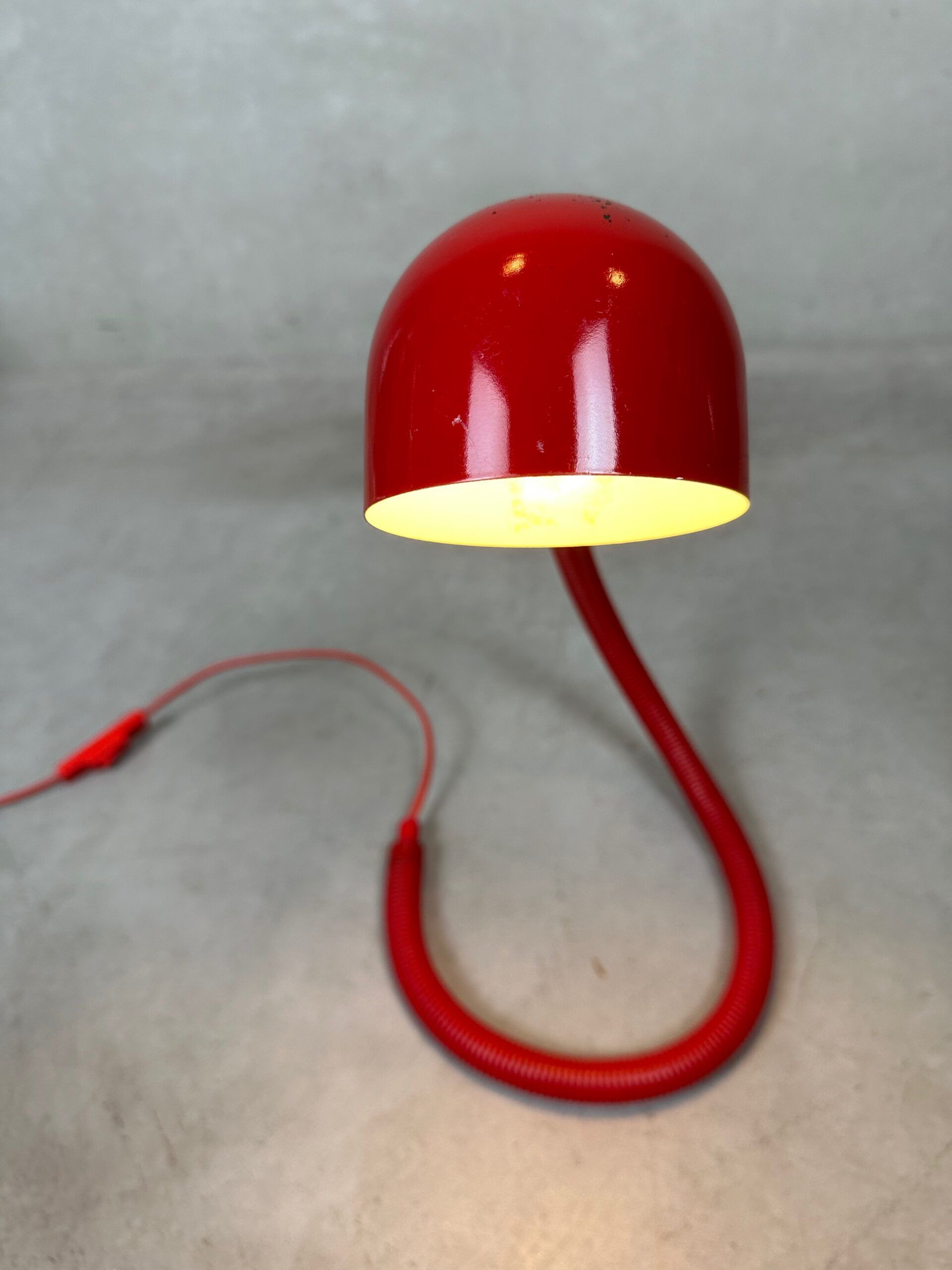 Vintage 'Snake' lamp