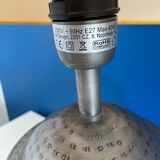 Metallic and yellow lamp