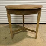 Round art deco chest table