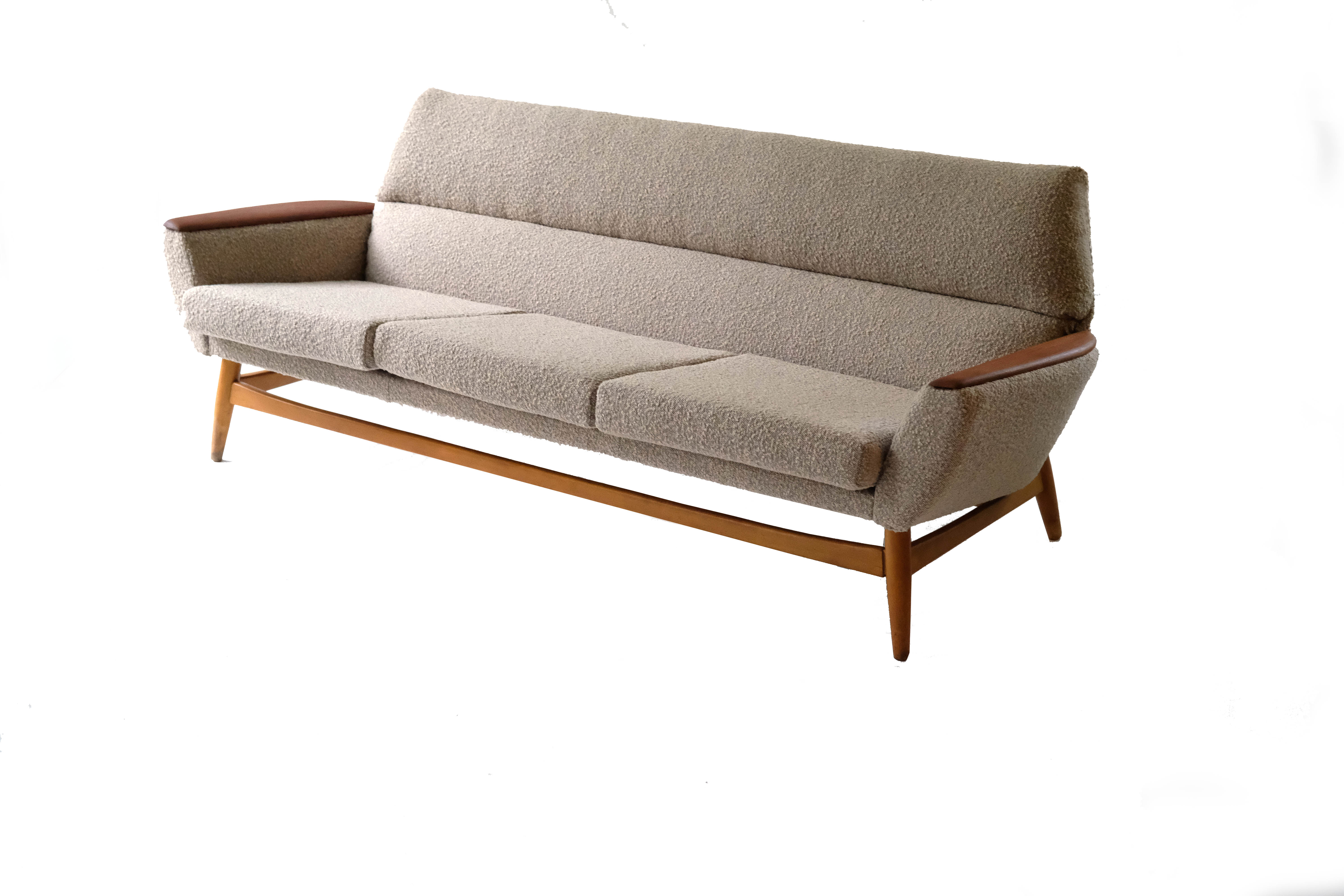 Canapé scandinave 3 places, Norvège des années 1970