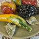 Decorative slipware plate