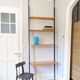 Modular floor-to-ceiling shelf for Wohnbedarf, Switzerland, 1960.
