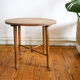 Rustic wooden side table, vintage