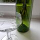 Lot of 6 crystal champagne glasses 50s