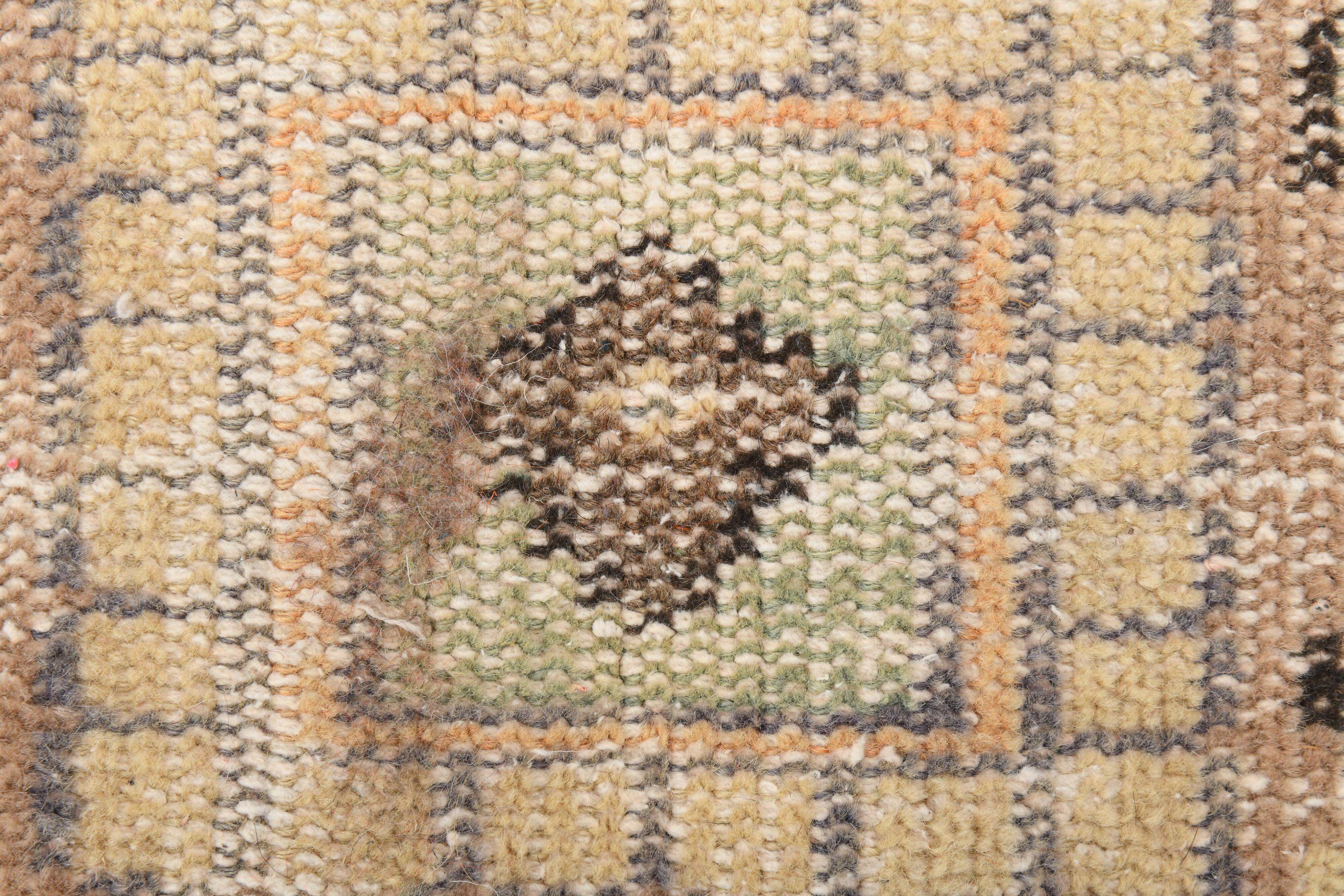 6x9 Pastel Orange Oriental Handmade Vintage Rug, 200x290Cm