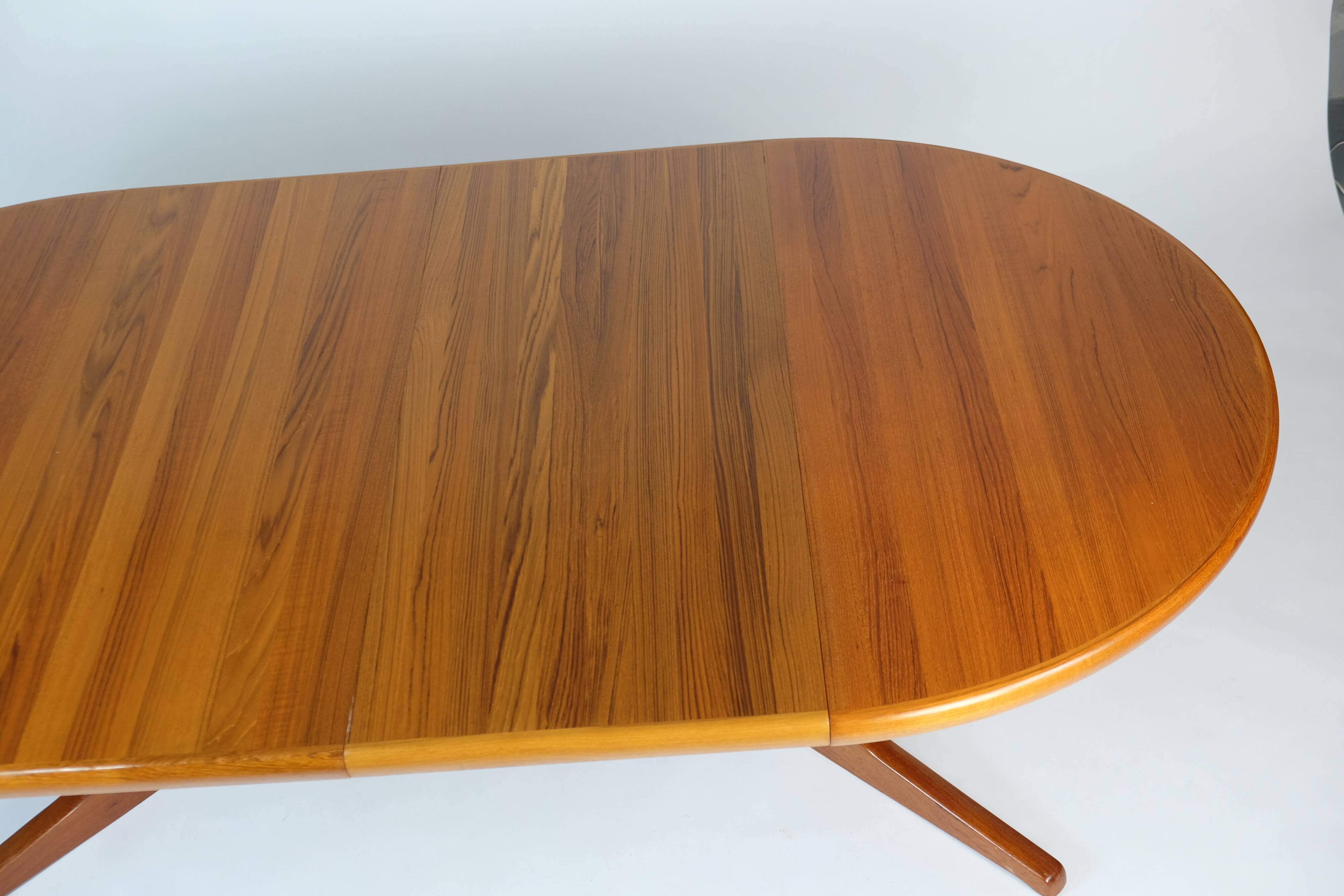 Vintage Teak Esstisch Dining Table Rund Erweiterbar Glostrup Danish Design