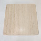 Italian travertine coffee table, 1980s