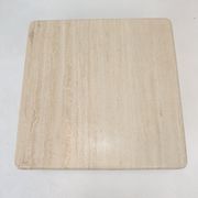 Italian travertine coffee table, 1980s
