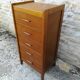Chiffonier vintage a cinq tiroirs