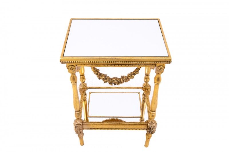 Antique table from around 1900, France.