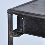Steel hospital bedside cabinet, 1920's